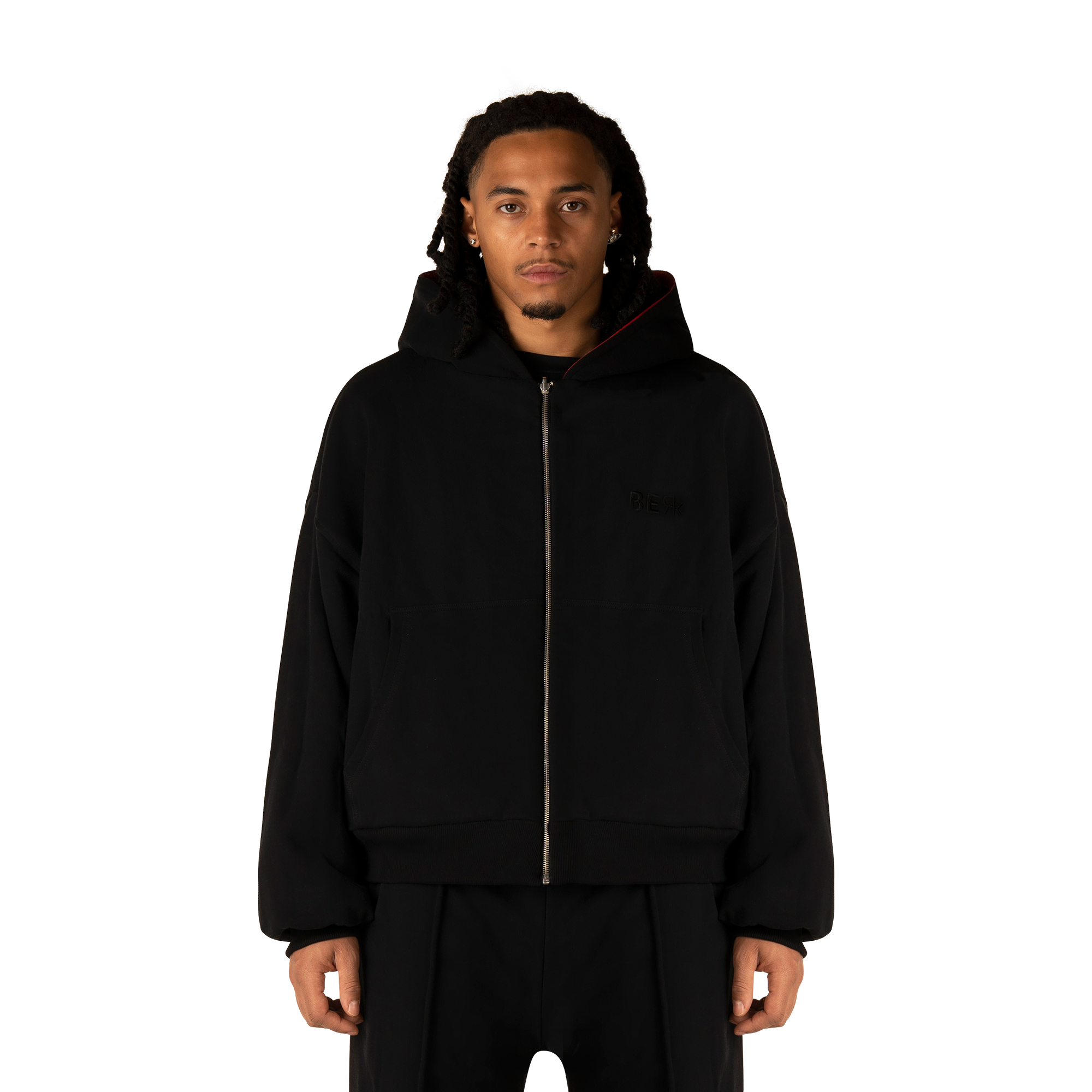 Reversible Retro Zip Hoodie