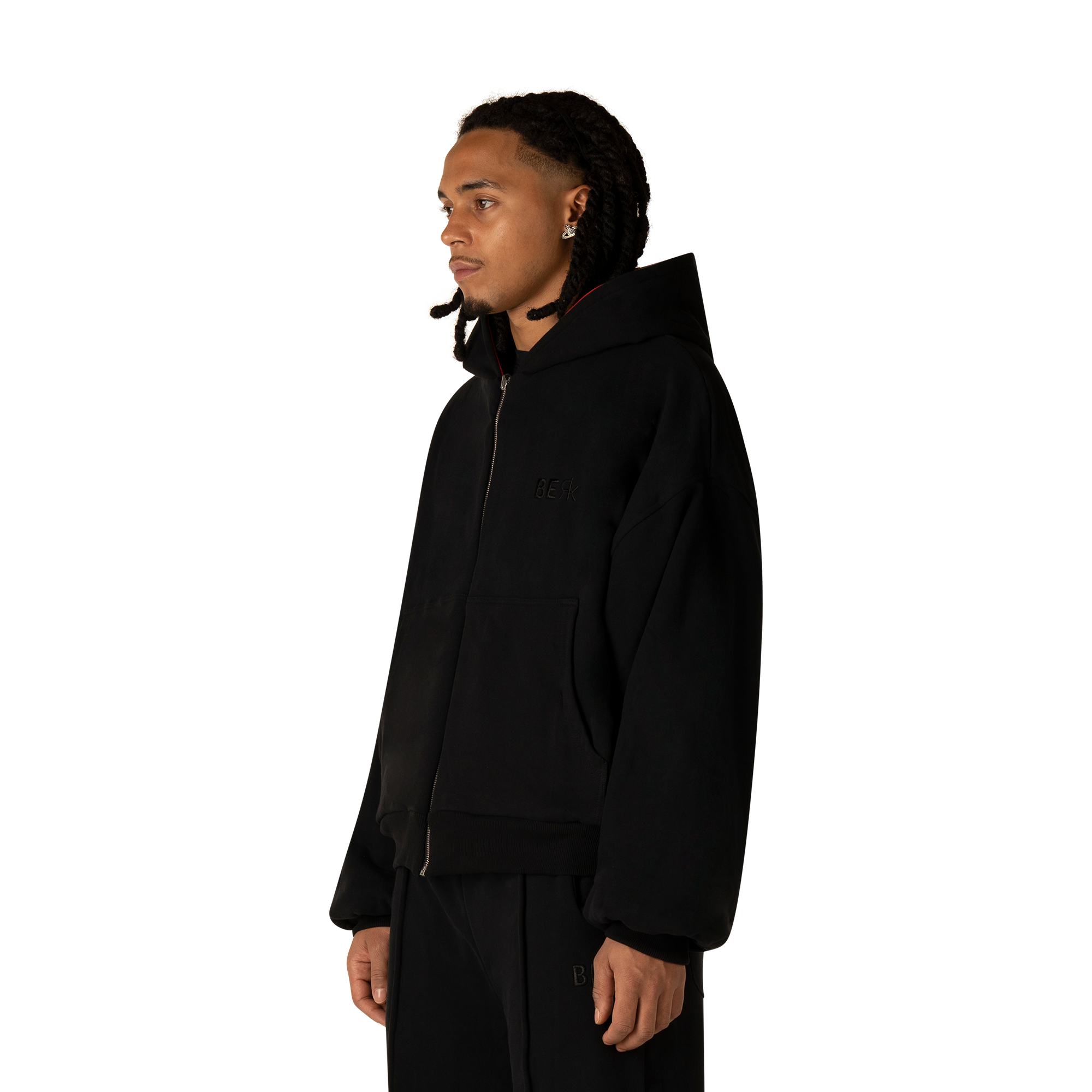 Reversible Retro Zip Hoodie