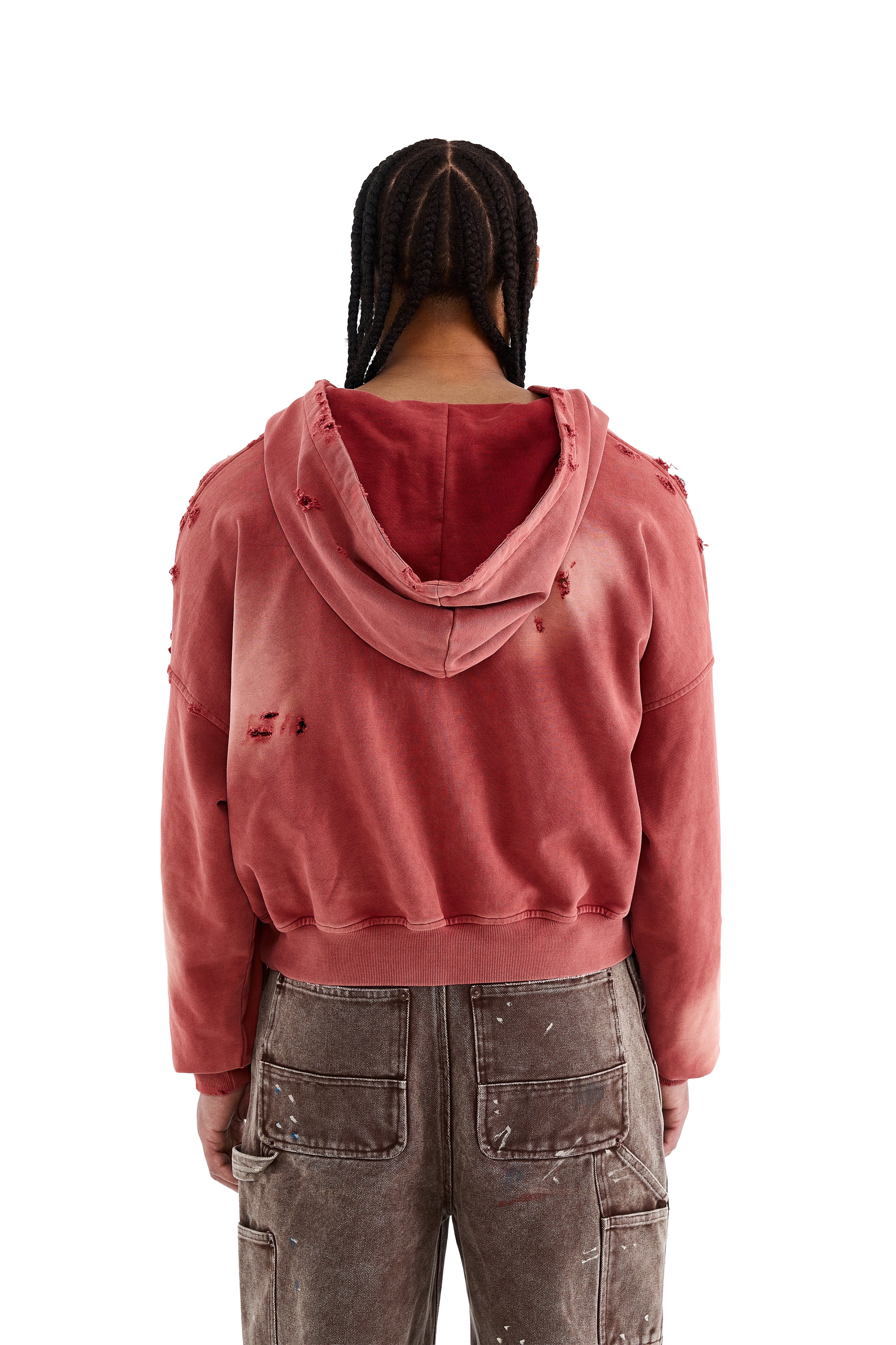 DISTRESSED HOODIE