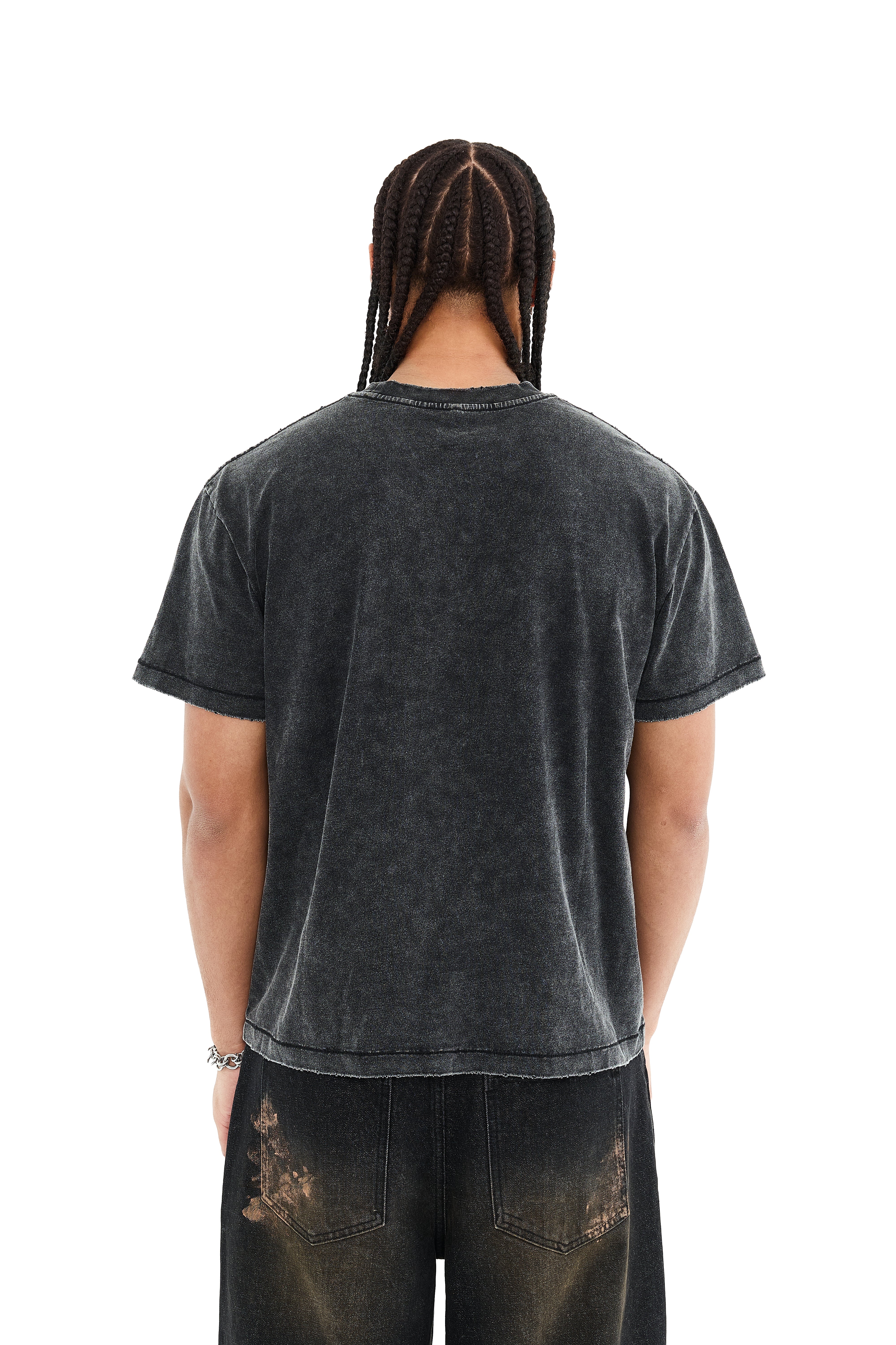 WASHED DISTRESSED TEE