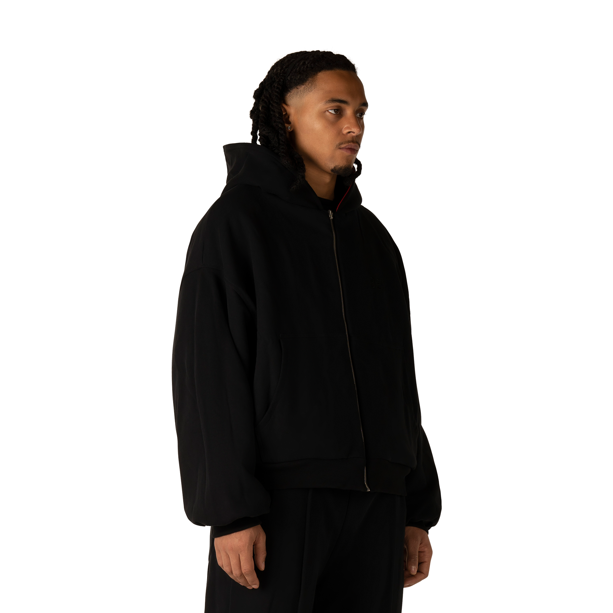 Reversible Retro Zip Hoodie