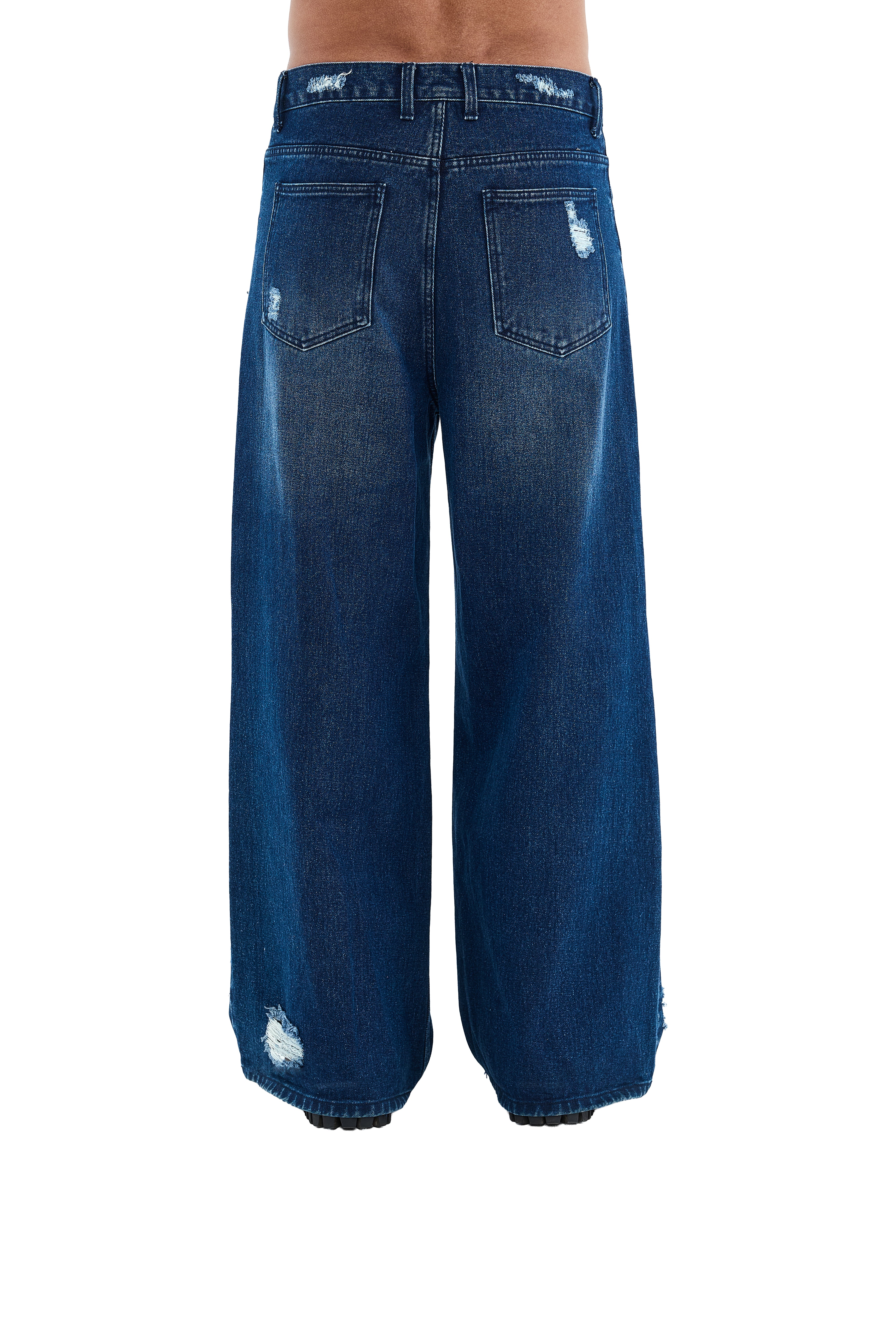 PATCHED DENIM PANTS