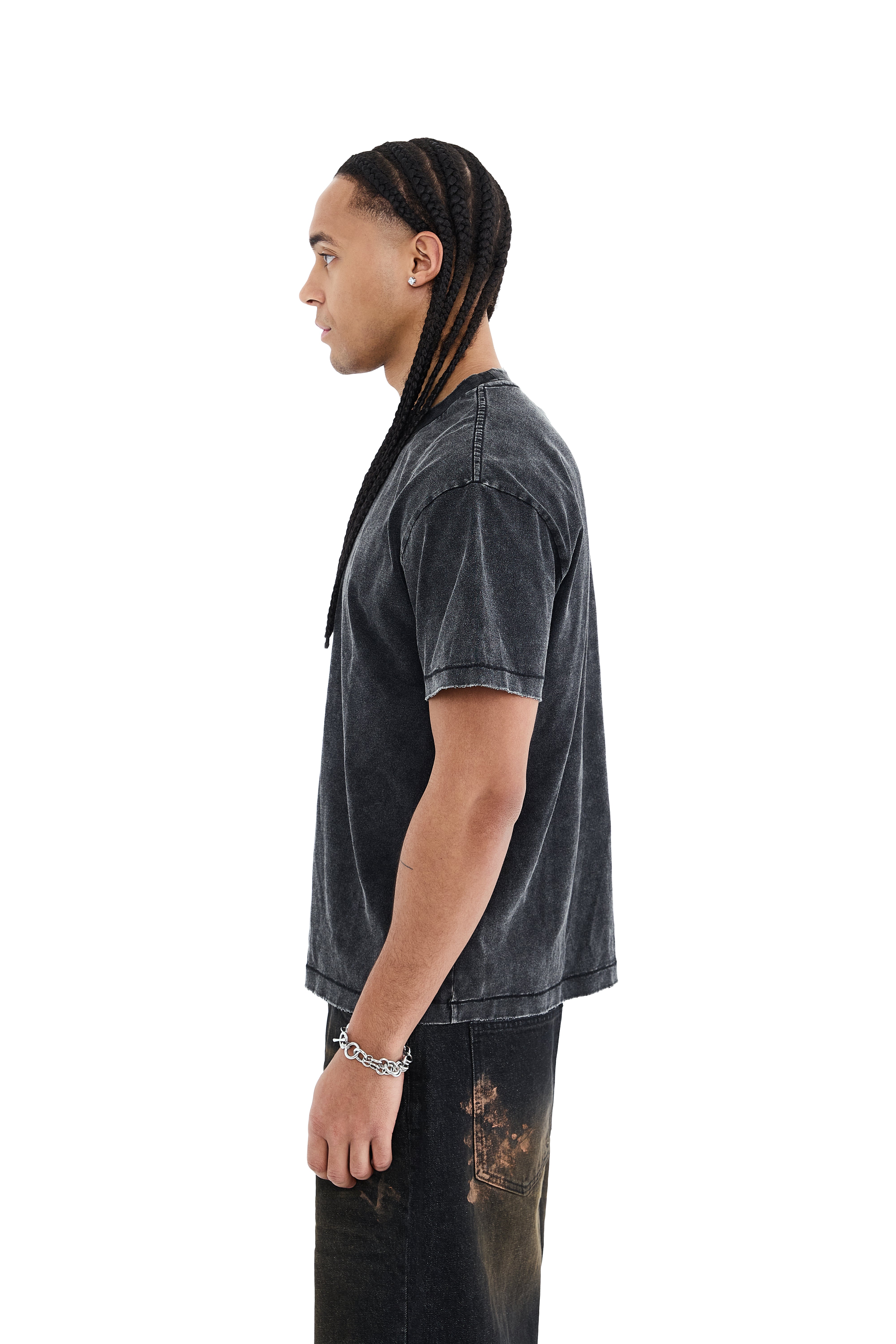 WASHED DISTRESSED TEE